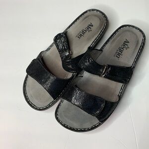 ALEGRIA Karmen Black Sandals Size 41